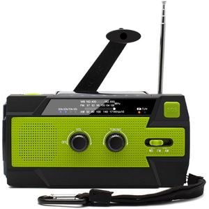 4000Mah Solar Radio Outdoor Draagbare Nood Radio Heldere Camping Licht Mobiele Externe Batterij Solar Powerbnak