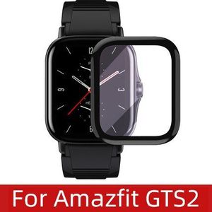 Zachte Fibre Glas Beschermende Film Cover Voor Amazfit Horloge Gts 2 Voor Xiaomi Full Screen Protector Case Voor Amazfit Gts smart Horloge