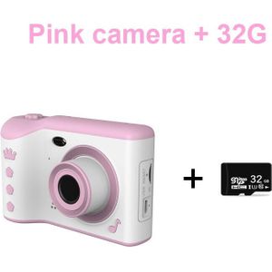Kids Camera Mini Kinderen Draagbare Foto Video Digitale Camera 2.8in Full Hd Touch Screen Kind Camera Voor Kinderen 18MP Dual lens
