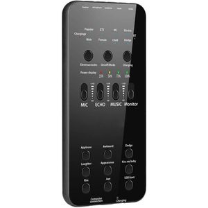 E6 Geluidskaart Draadloze Begeleiding Voor Mobiele Telefoon Pc Broadcast Geluidskaart Externe Usb Live Geluidskaart