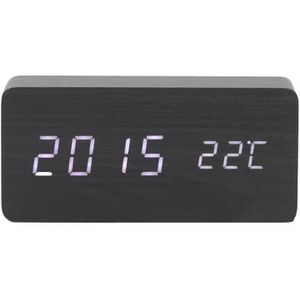 Wekkers LED Digitale Wekker Backlight Snooze Mute Kalender Desktop Elektronische Tafel Klokken Desktop Klok voor Slaapkamers Woonkamer Kantoor (Color : 3
