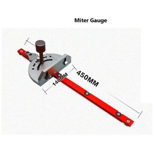 Mijter Gauge Houtbewerking Tool Track Stop 600Mm/800Mm Aluminium Hek Voor Lintzaag Tafel Zag Router Graveren machine Accessoires