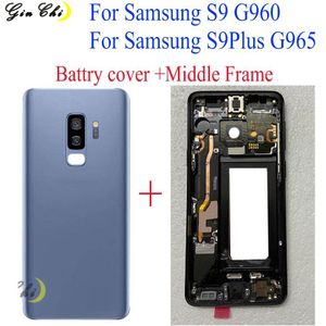 Batterij Cover Voor Sasmung S9 Back Cover Glazen Deur Case Rear S9Plus Prohousing Voor Samsung S9 Plus Midden Frame