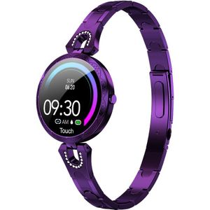 Vrouwen Smart Watch AK15 Luxe Mode Smart Armband Hartslag Waterdichte Fitness Tracker Voor Android Ios Telefoons Pk H8 KW10 W8