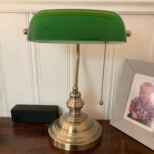 Groene Kleur Glas Bankier Lamp Cover/Bankers Lamp Glas Schaduw Lampenkap