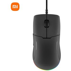 Xiaomi Bedrade Muis Lite Met Rgb Licht 220 Ips 6200 Dpi Ergonomische Optische Muizen Mi Gaming Muizen Voor Laptop Computer muis