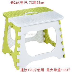 Plastic Vouwen Krukje Voor Kinderen Draagbare Eenvoudige Stoel Mini Kinderzitje Volwassenen Huishoudelijke Kleine Bench Thicked Plastic Krukken