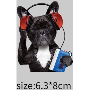20 Pcs Corgi Hond T-shirt Kleding Tas Warmte-overdracht Patroon Stickers Ijzer Op Applique Druk Presser Machine Vinyl Patches Papier