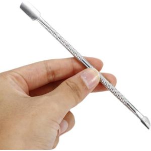 Rvs Nail Cuticle Pusher Cuticle Dead Skin Remover Voor Nail Art Care Schraper Manicure Pedicure Nagels Manicure Gereedschap