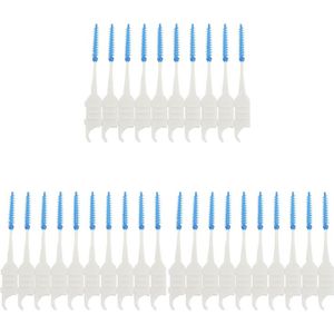 120Pcs Tanden Tandenstokers Floss Picks Rager Stok Tand Schoon