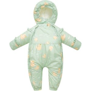 Born Baby Jongens Meisjes Jumpsuit Overalls Baby Kleding Winter Plus Fluwelen Warm Thicken Hooded Kids Outfits Snowsuit Jas