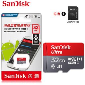 Sandisk Ultra Micro Sd 16Gb 32Gb 64Gb 128Gb 200Gb 256Gb Card Sd/Tf flash Card Geheugenkaart 120 Mb/s UHS-I Microsd + Adapter
