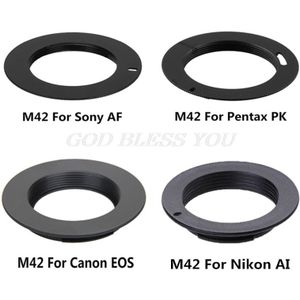 M42 Metalen Lens Adapter Schroef Mount Lens Ring Voor Canon Eos Voor Nikon Ai Voor Sony Af Voor Pentax pk Camera Lens Accessoires