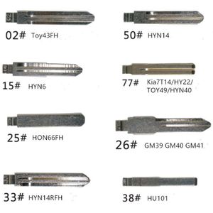 Wilongda Universele Afstandsbedieningen Flip Blade Toy43 HON66 HYN6 HYN14 HYN14R HY22 GM39 HU101 Kd Blade