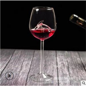 Ingebouwde Haai Wijnglas Beker Whisky Glas Diner Versieren Handgemaakte Crystal Voor Party Fluiten glas