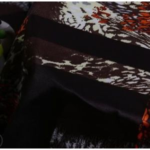 150 cm stretch satijnen stof meter luipaard print jurk sjaal stof polyester stof materiaal print chinese stoffen