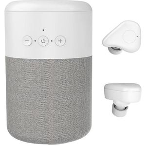 Verbeterde Draadloze Computer Speaker Met 1 Paar Bluetooth Oortelefoon Waterdichte Draagbare Outdoor Sport Speaker