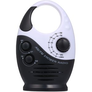 Waterdichte Mini Douche Radio Draagbare Radio Pocket Am Fm Radio Muziek Digitale Recorder Ingebouwde Luidspreker Voor Badkamer Auto zwembaden