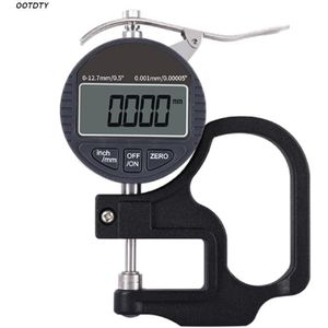 0-12.7 Mm Gauge Digitale Diktemeter Meting Tester Lcd Display 0.001Mm