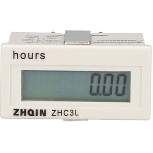 100-240V Ac 4-30V Dc Geen Spanning Telt Uur Meter 8 Digit Digitale Timers 9999h59m59s 999999h59m 48*24 Mm