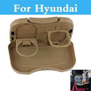 Auto Cup Bekerhouder Vouwen Tafel Puin Rack Auto Seat Plank Voor Hyundai Tucson Terracan Tiburon Santa Fe Solaris Sonata