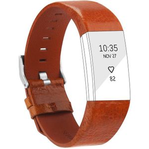 Top Sales! Lederen Band Fitbit Lading 2 Charge2 Smart Armband Strap Vervangen Horlogeband Met Stalen Gesp