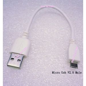 17 cm Korte Micro USB V2.0 kabel Lijn USB2.0 Een Mannelijke naar Micro USB V2.0 Opladen datalijn Kabel USB 2.0 Data opladen Wire cord