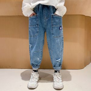 Boys Pants Kids Boys Pants Denim Pants For Children Trousers Spring Casual Kids Boy Sweatpant 4 6 8 10 12 14 Year