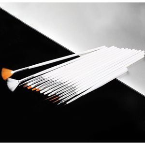 15Pcs Professionele Gel Schilderen Pennen Balpen Gel Nagels Accessoires Nail Art Drawing Pen Nail Brush Nail Gereedschap Kit