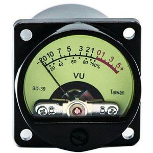 SD39 Taiwan 500UV Vu Meter Met Warm Backlight Panel Vu Meter Voor Pre-Versterker
