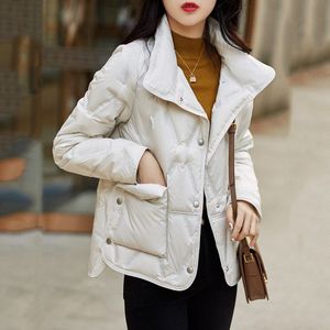 BAIDAFEI - Korte Winterjas - 90% Witte Eendendons - Casual - Vrouwen