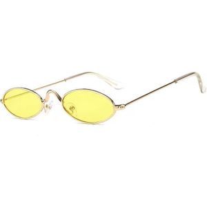 Retro Ronde Zonnebril Voor Vrouwen Mannen Kleine Ovale Aluminium Frame Zomer Stijl Unisex Zonnebril Vrouwelijke Mannelijke Kerstcadeau