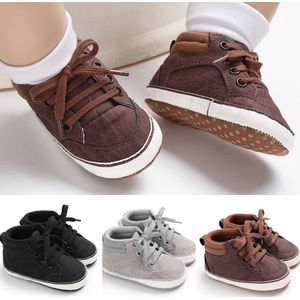 Brand Baby Meisje Schoenen Pasgeboren Zachte Zool Sneaker Katoen Wieg Schoenen Sport Casual Warm Babyschoenen Voor 0-18month