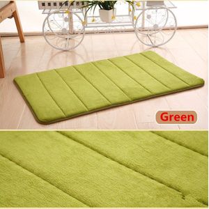 1 Pc Thuis Coral Fleece Badmat Absorberend Antislip Memory Foam Badmatten Tapijten Badkamer Tapijten Douche Schuim tapijt Zachte Vloer Tapijt