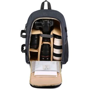 Multi-Functionele Camera Bag Photo Rugzak Knapzak Grote Capaciteit Draagbare Reizen Camera Tas Computer Tas Dslr Tas Foto Tas