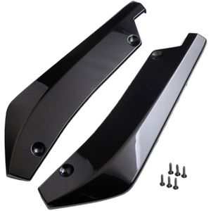Top2 Stuks Universal Car Rear Bumper Lip Diffuser Splitter Spoiler Scratch Protector