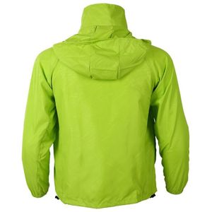 Outdoor Unisex Fietsen Running Waterdicht Winddicht Jas Regen Jas-Fruit Groen, L