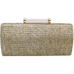 Vrouwen Stro Handtassen Koppelingen Kleine Avond Breien Clutch Satijn Haak Purse Dames Chain Crossbody Tassen