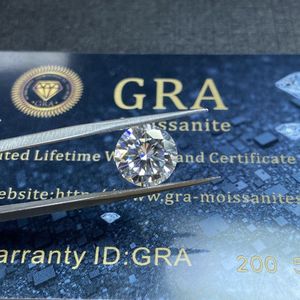 Lab Gemaakt Diamant 0.2 Karaat 3.5 Mm D Uitstekende Cut Losse Moissanite Oorbel Ring Diamant Prijs