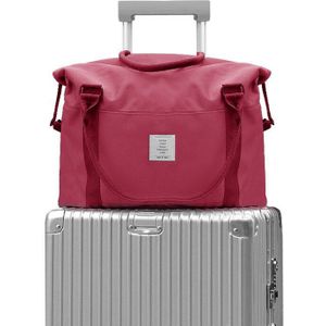 Bagage Tassen Vrouwen Reistas Grote Canvas Traveling Organizer Bag Kleding Move Huis Pouch Pure Colour Cube Pakket
