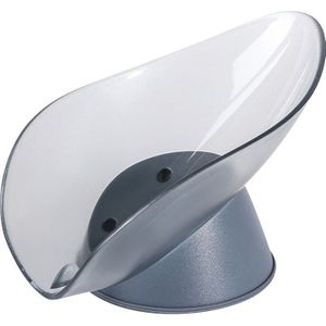 Praktische Zeep Opbergvak Rack Badkamer Douche Plastic Blad Vormige Antislip Afvoer Zeephouder Doos Draagbare Zeepbakjes