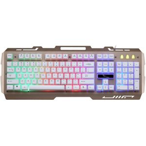 G700 Bedraad Toetsenbord En Muis Set Manipulator Voelen Metalen Lichtgevende Mobiele Telefoon Beugel Gaming Toetsenbord Voor Notebook Desktop Pc