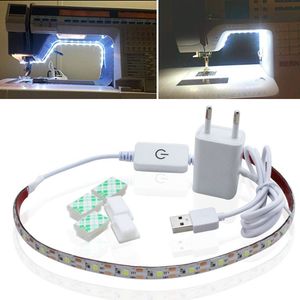 Naaimachine Led Licht, Touch Dimmer En Usb Voeding, Koud Wit Met 3M Plakband, fits All Naaimachines