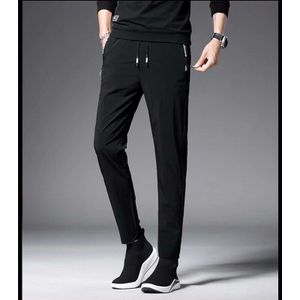 Zomer Dunne Mannen Sport Broek Mannen Casual Broek Koreaanse Elasticiteit Voeten Sneldrogende Broek Straight Pak Broek