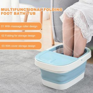 Draagbare Badkuipen Voet Bad Opvouwbare Voet Inweken Emmer Schuimende Massage Emmer Huishouden Bad Pedicure Bad