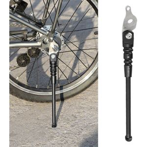 21Cm/8.3 Inch Vouwfiets Kickstand Achter Hub Mount Ondersteuning Stand Single-Been Roest-Proof Fiets side Kickstand 10Mm Dia.