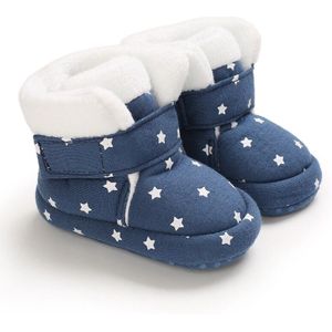 Winter Baby Katoenen Schoenen Laarzen Voor Meisje Peuters Jongen Slip-On Sneeuw Warm Ronde Neus Antislip Kids 'schoenen Enkellaars 0-1 Jaar