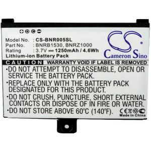 Cameron Sino 1250 Mah Batterij BNRB1530, BNRB454261, BNRZ1000 Voor Barnes & Noble 005, BNRV100, BNRZ100, nook, Nook Classic