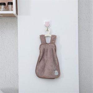 Hemdje Jurk Handdoek Voor Kids Chidren Microfiber Absorberende Hand Droge Handdoek Keuken Badkamer Zachte Pluche Vaatdoeken