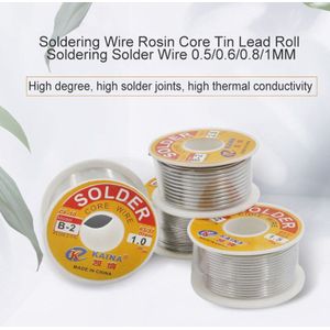 Tin Lood Lijn Rosin Core Flux Lassen Solderen Soldeerbout Draad Reel No-Clean Solderen Wire Rosin Core Tin lood
